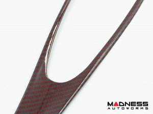 Alfa Romeo Stelvio Complete Interior Trim Kit - Red Carbon Fiber 